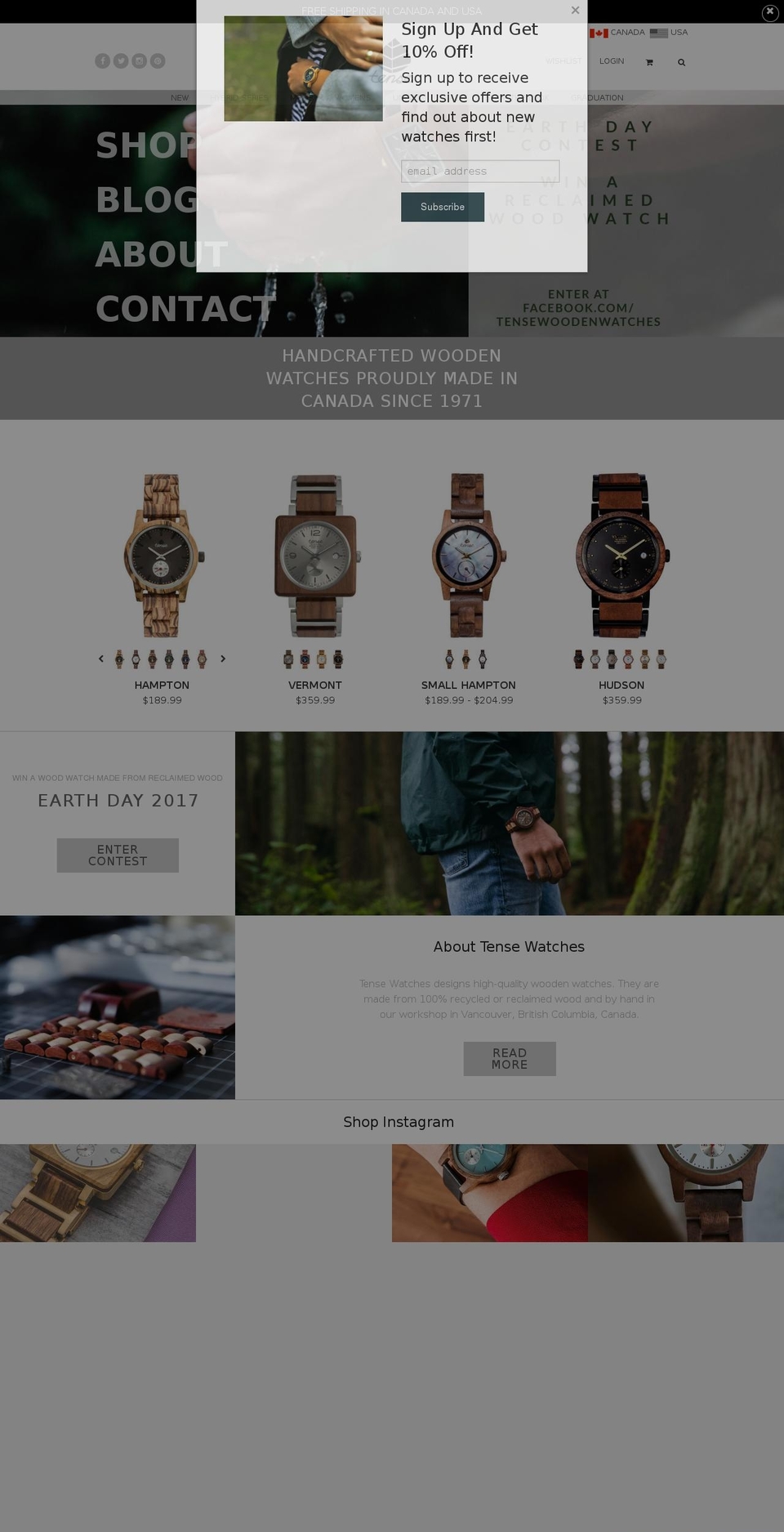 tensewatch.org shopify website screenshot