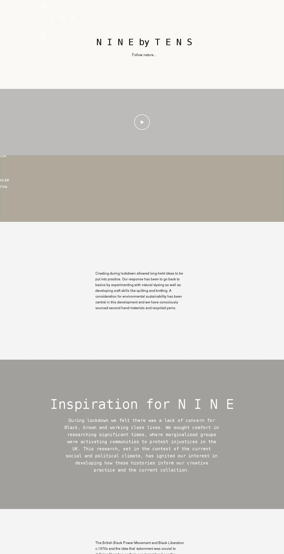 tensstudio.com shopify website screenshot