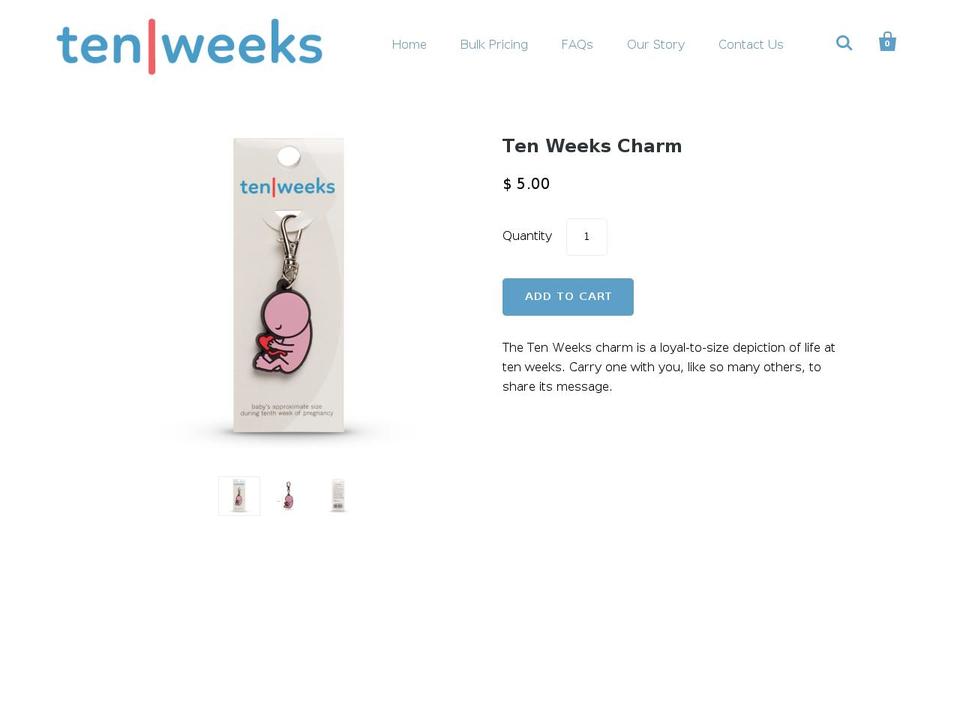 tenweeks.org shopify website screenshot