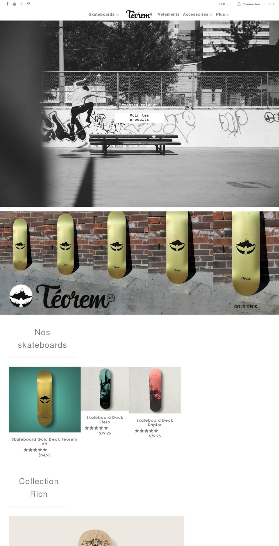 teorem-art.com shopify website screenshot