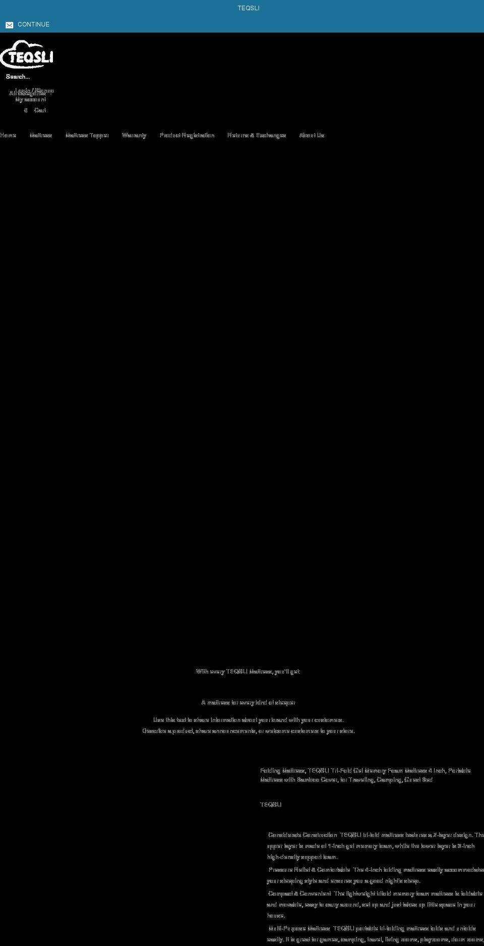 teqsli.com shopify website screenshot