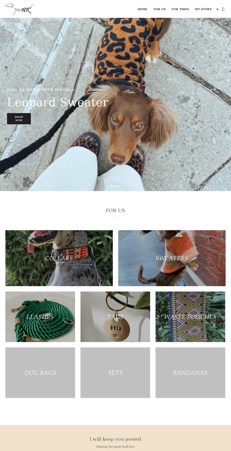 tequenyc.com shopify website screenshot