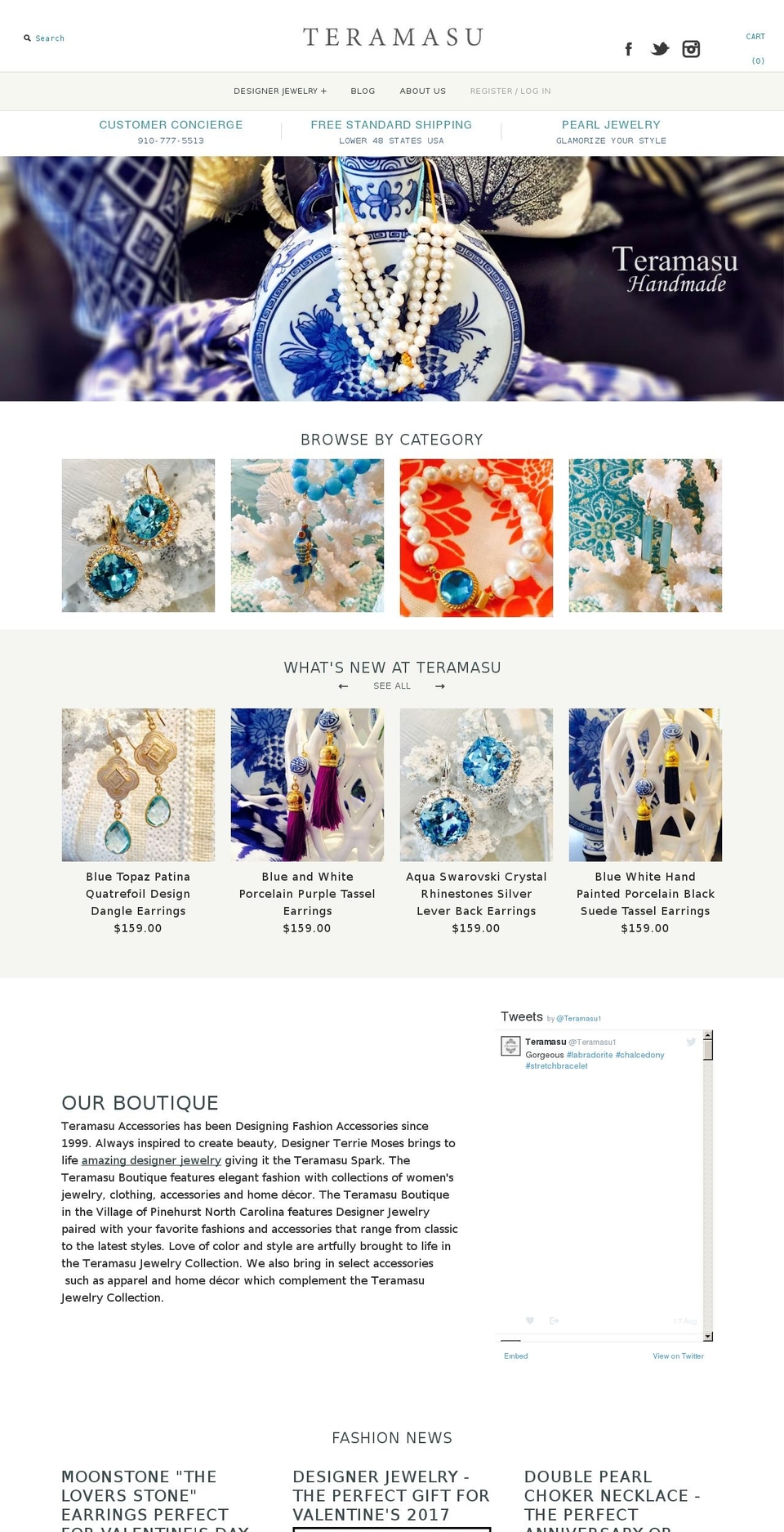 teramasu.com shopify website screenshot