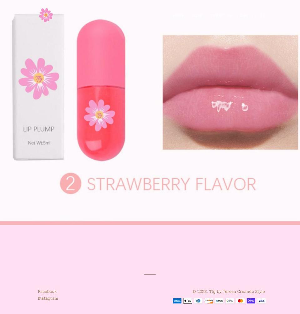 teresacreandostyle.com shopify website screenshot