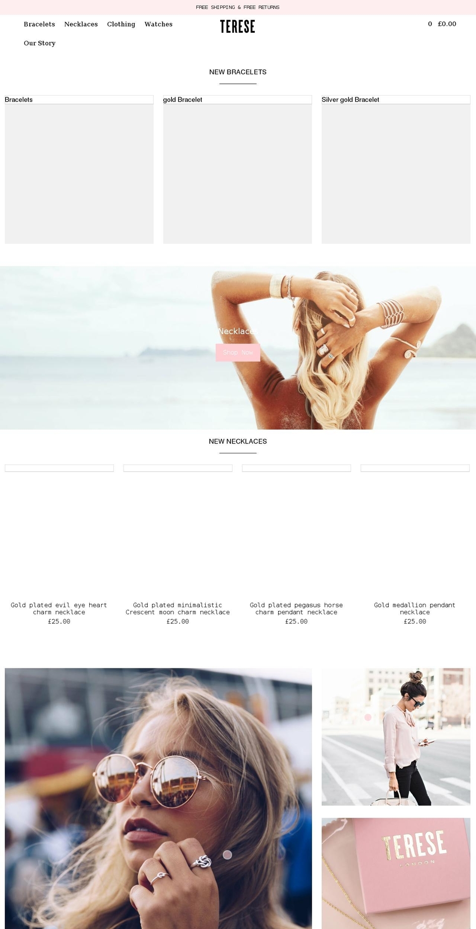 NEW Shopify theme site example terese.com