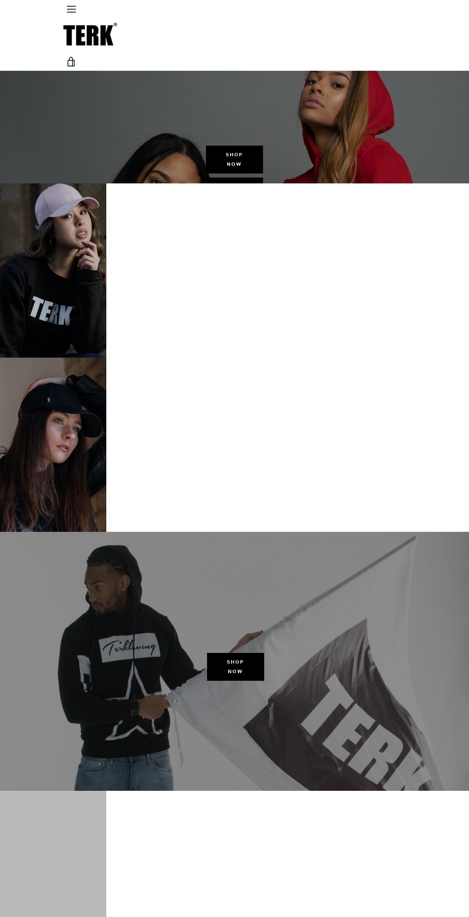 terkclothing.com shopify website screenshot