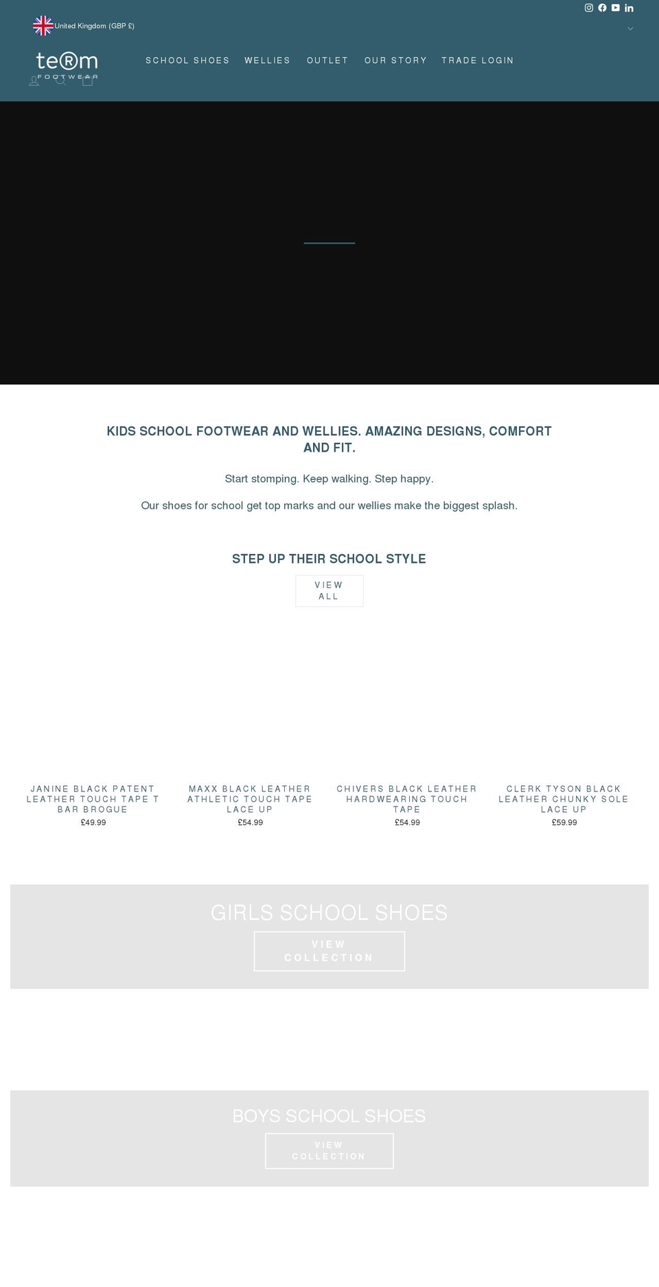 termfootwear.com shopify website screenshot