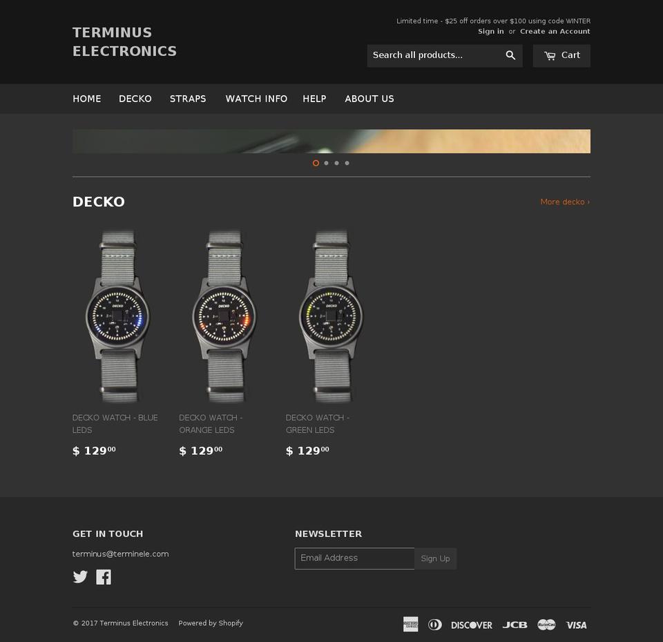 terminele.com shopify website screenshot