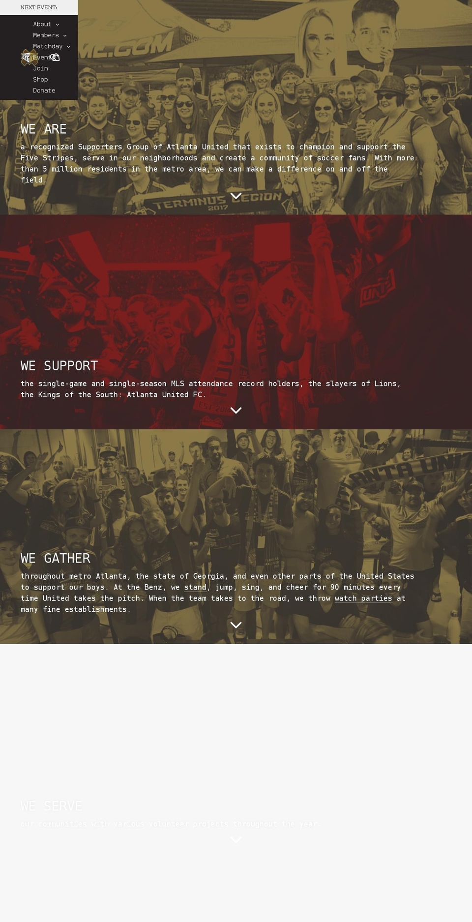 terminuslegion.com shopify website screenshot