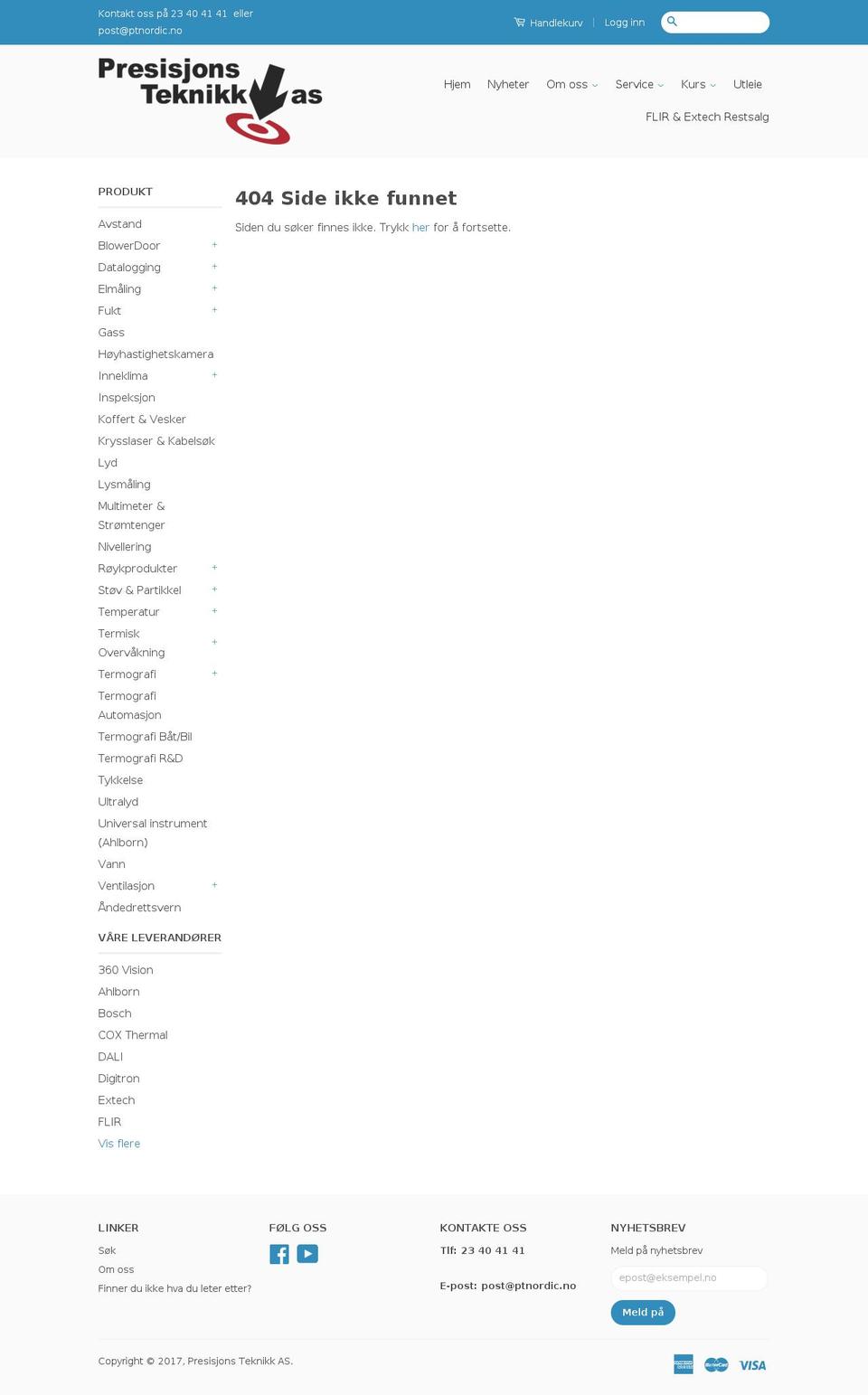 termografidagene.com shopify website screenshot