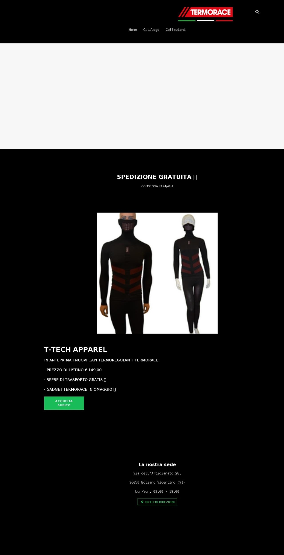 termorace.shop shopify website screenshot