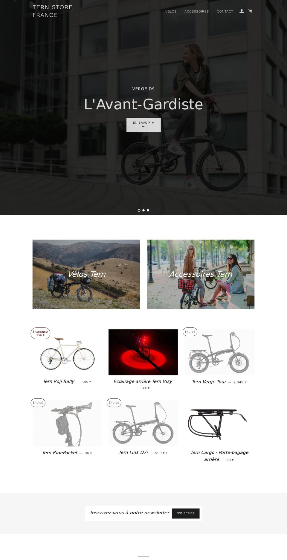 ternstorefrance.com — Shopify storefront screenshot