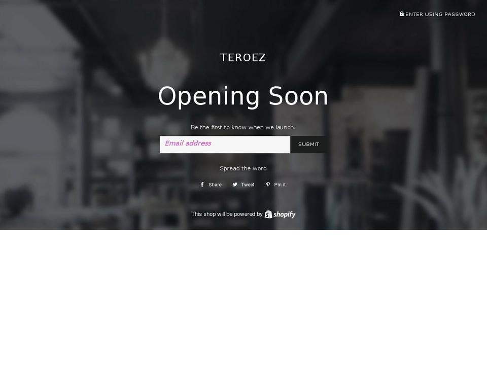 teroez.com — Shopify storefront screenshot
