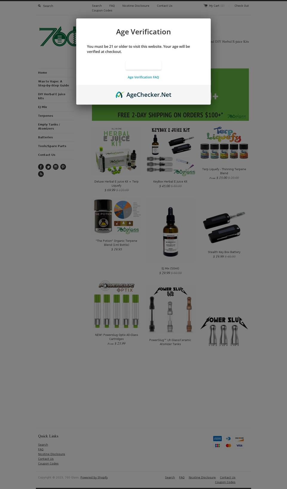 terpliquify.com — Shopify storefront screenshot