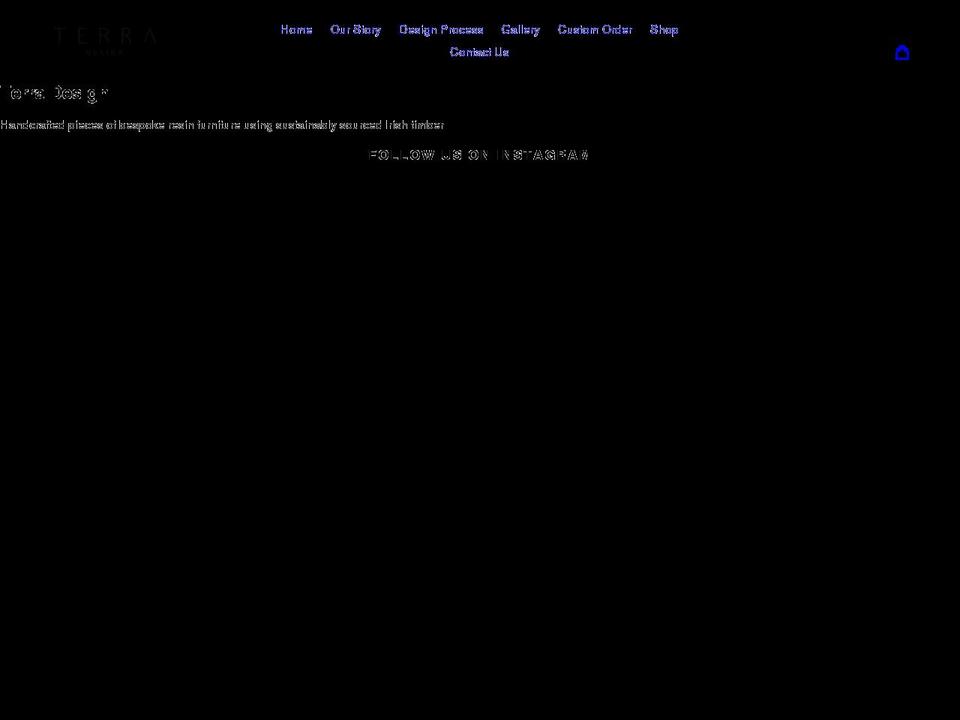 terra-design.co.uk shopify website screenshot