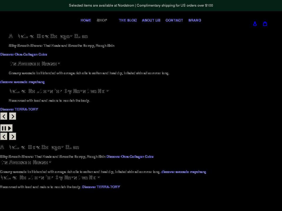 terra-tory.com shopify website screenshot