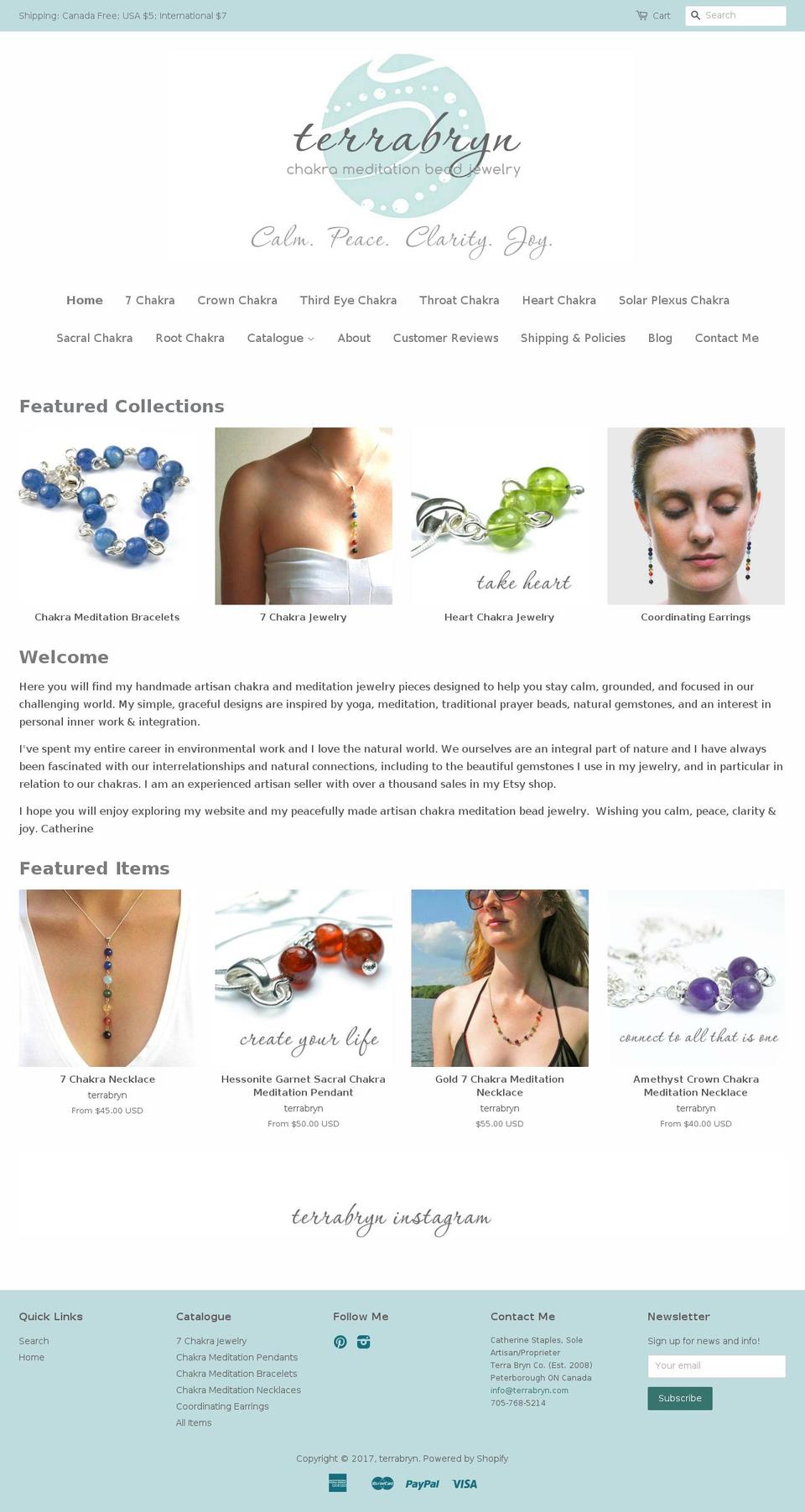 terrabryn.com shopify website screenshot