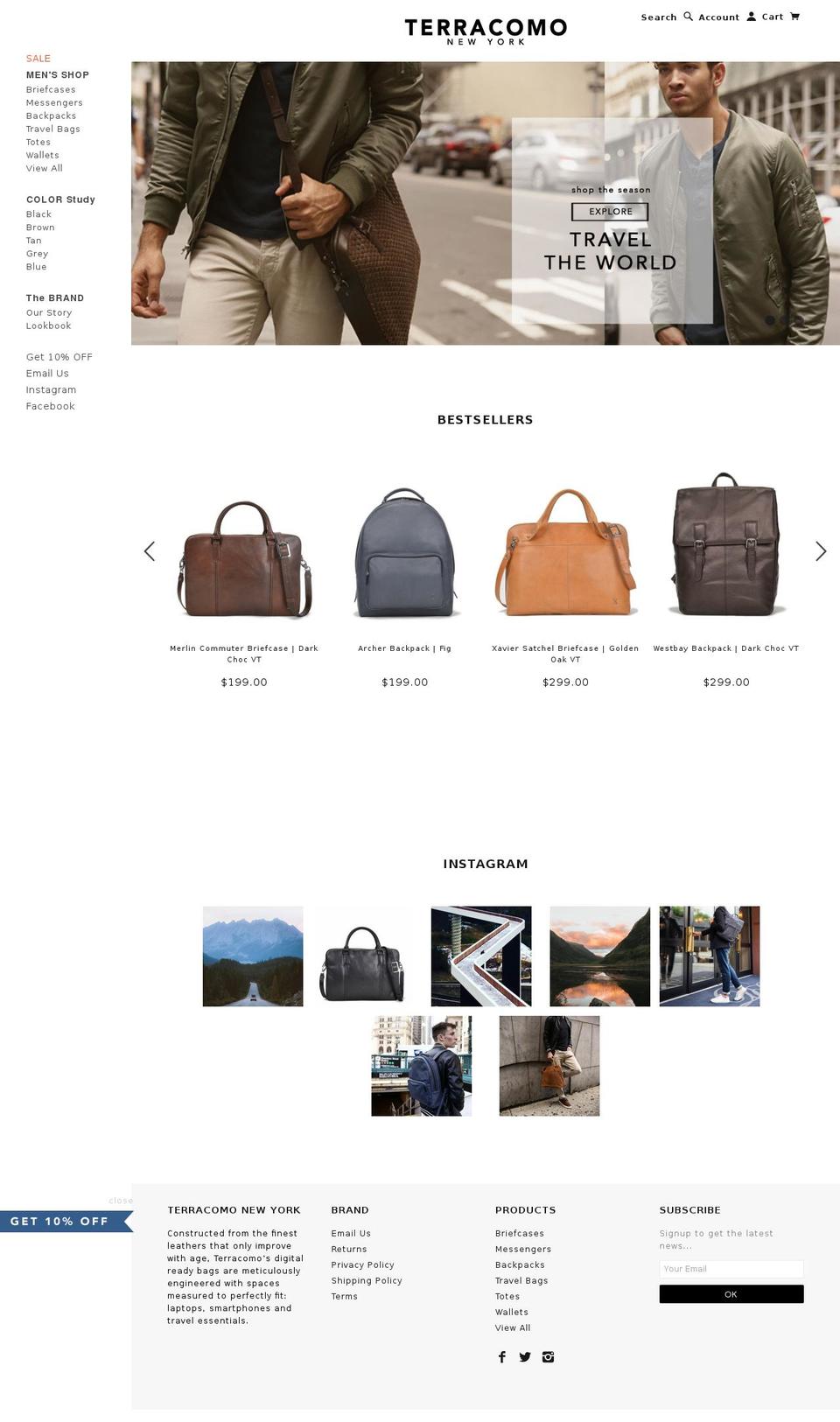 terracomo.com shopify website screenshot