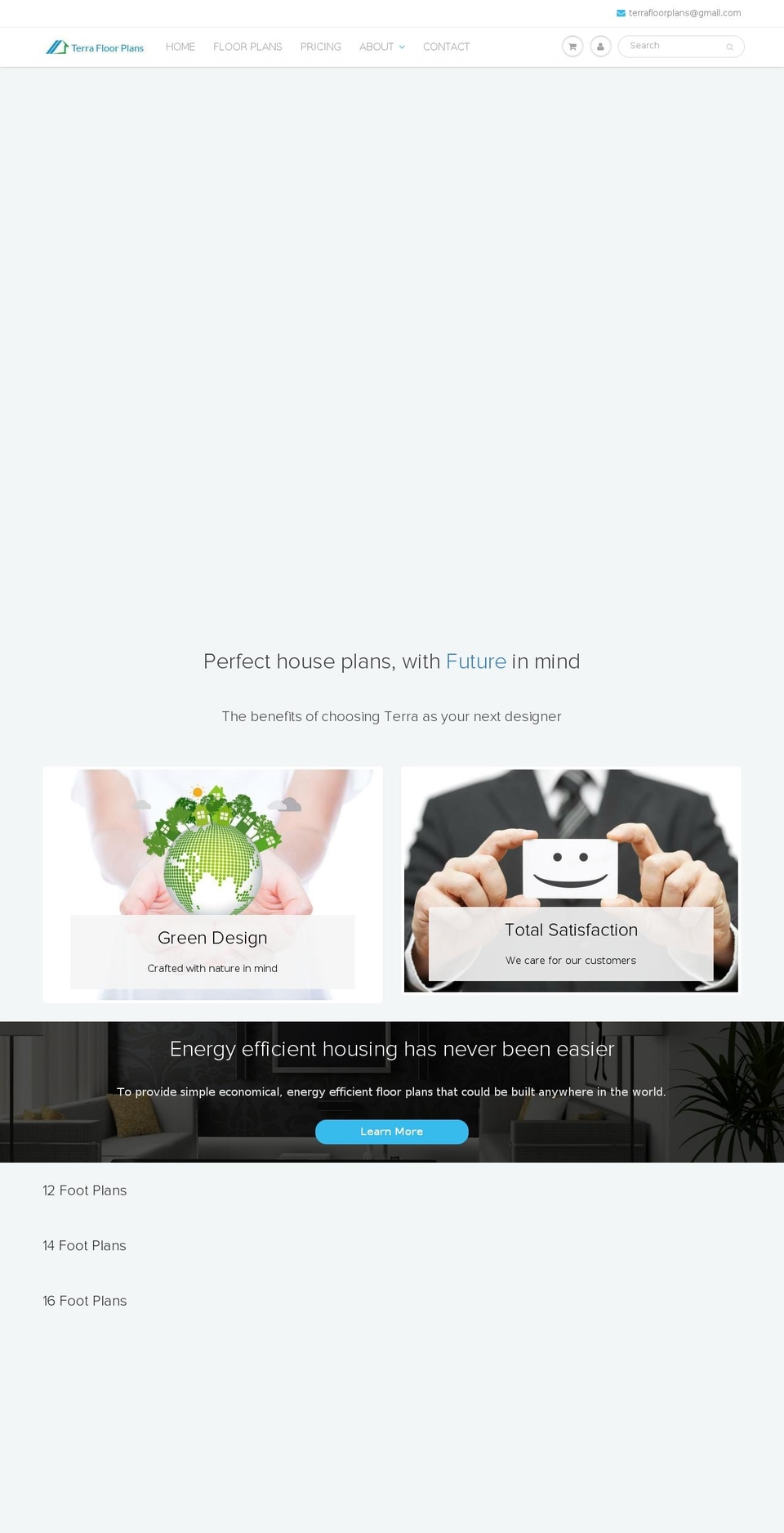terrafloorplans.com — Shopify storefront screenshot