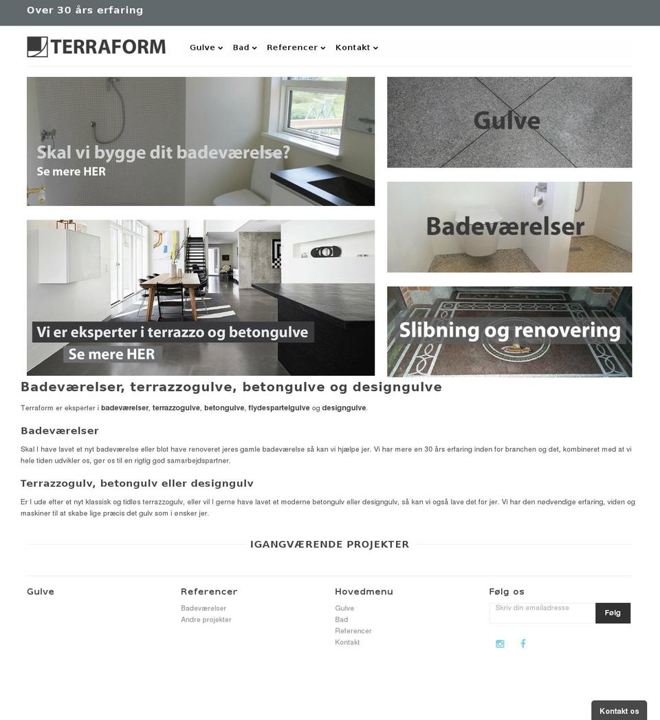 terraform.dk shopify website screenshot