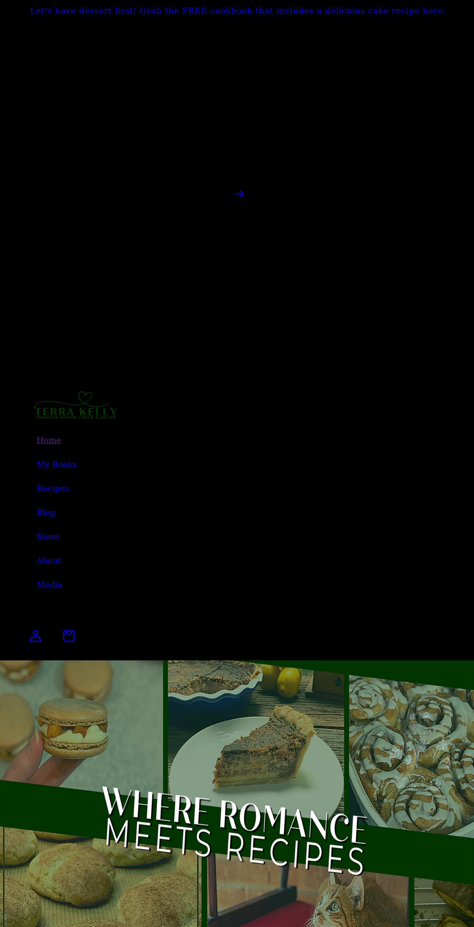 terrakelly.com shopify website screenshot