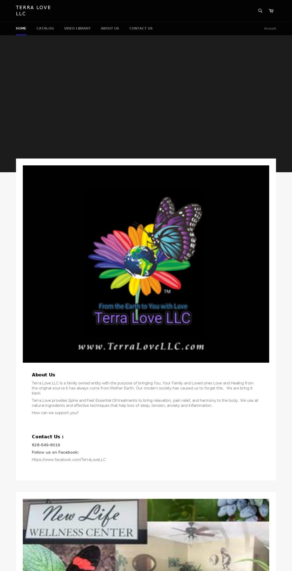 terralovellc.com — Shopify storefront screenshot