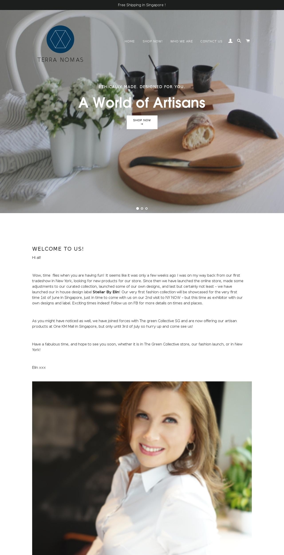 terranomas.com — Shopify storefront screenshot