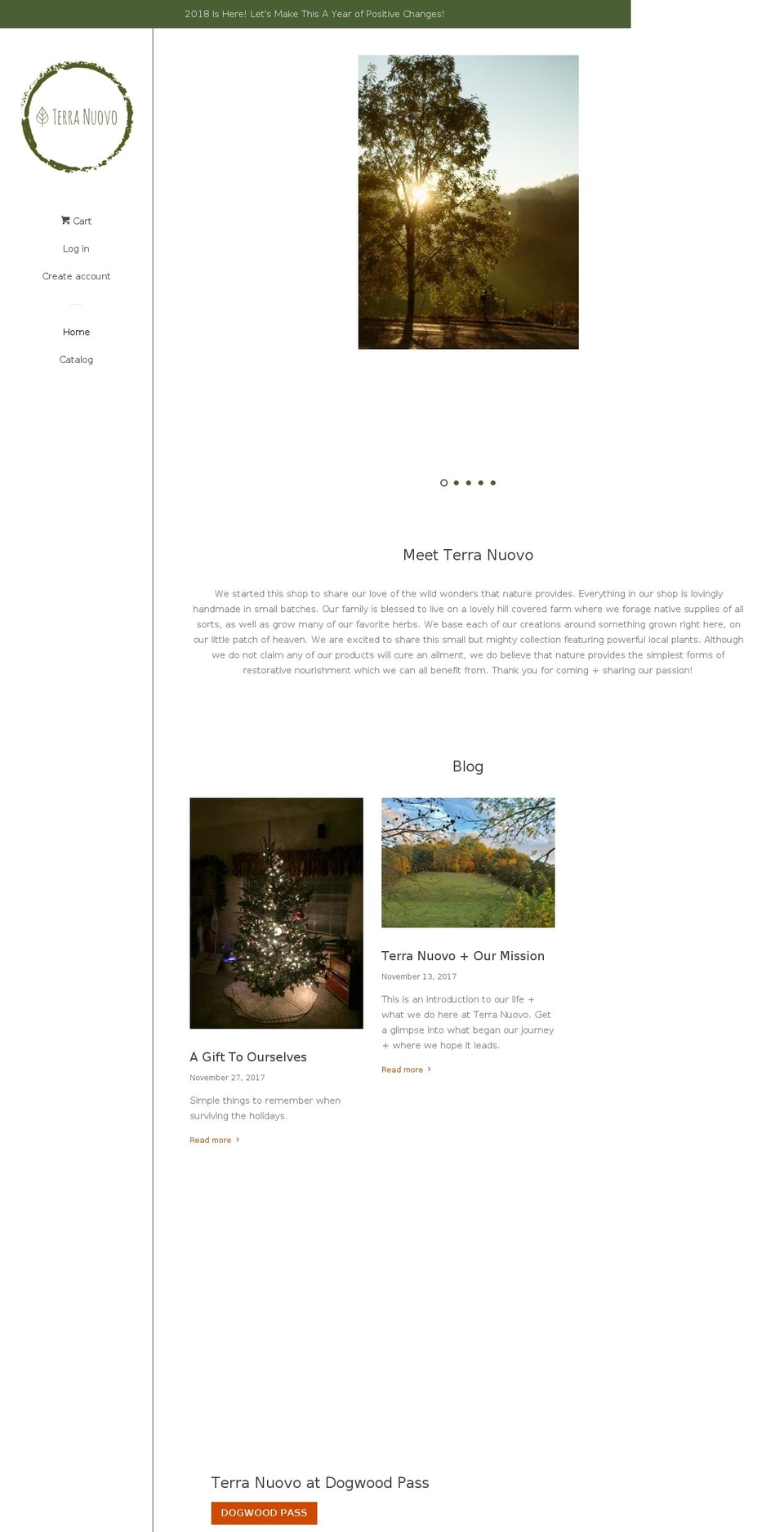 terranuovo.com shopify website screenshot
