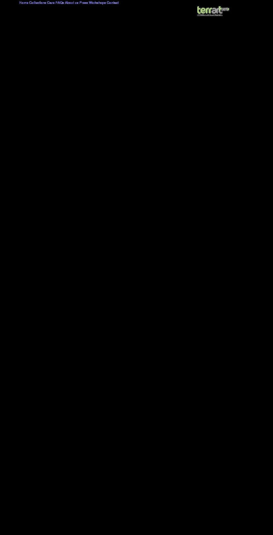terrartnyc.com shopify website screenshot