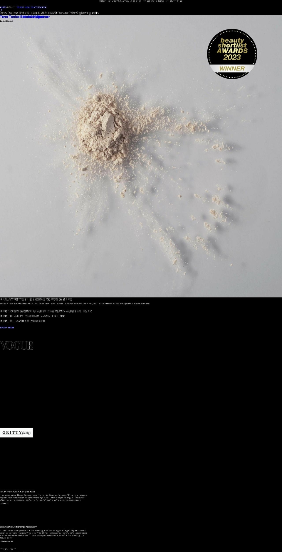 terratonics.com.au shopify website screenshot