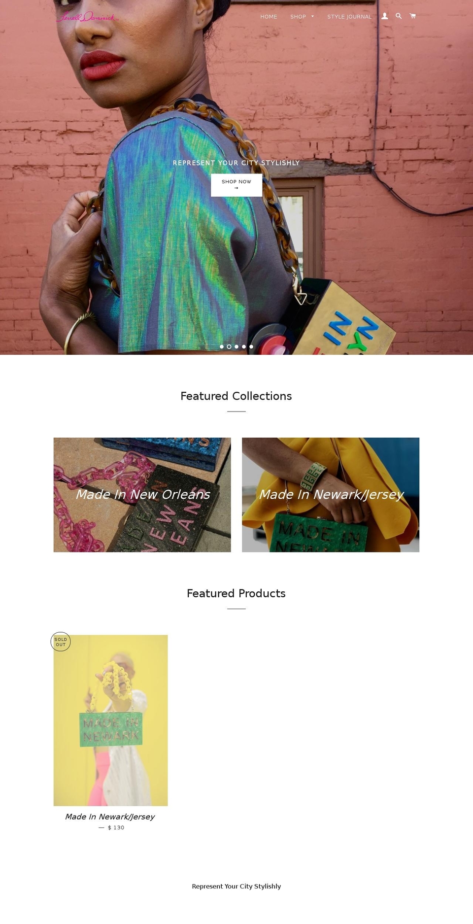 terrelldominick.com — Shopify storefront screenshot
