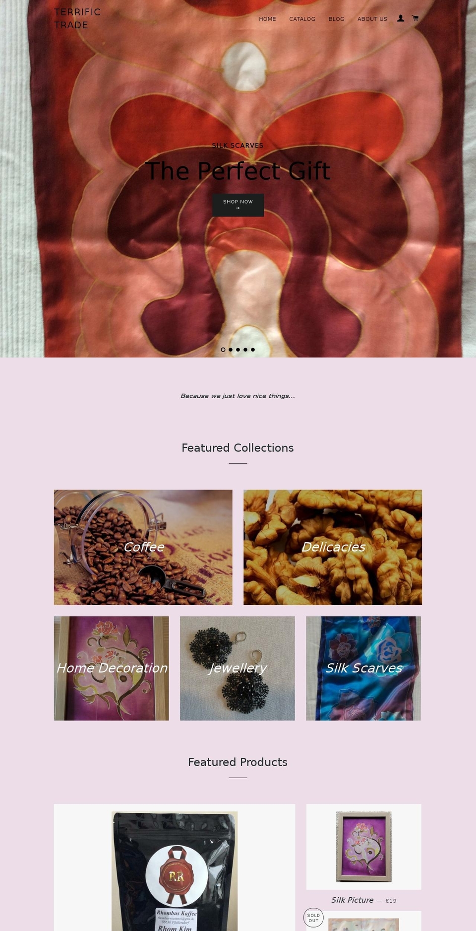 terrifictrade.com shopify website screenshot