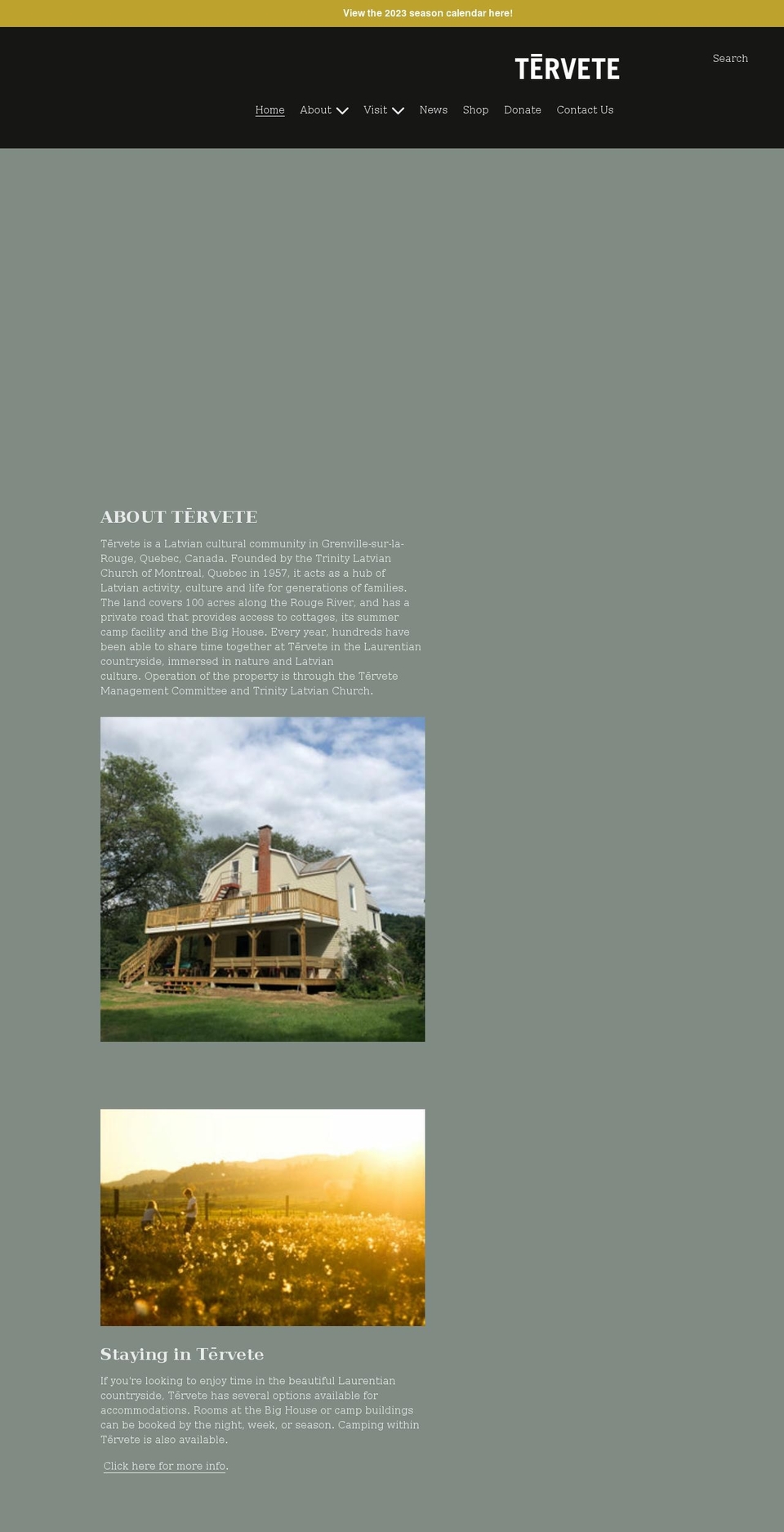 tervete.org shopify website screenshot