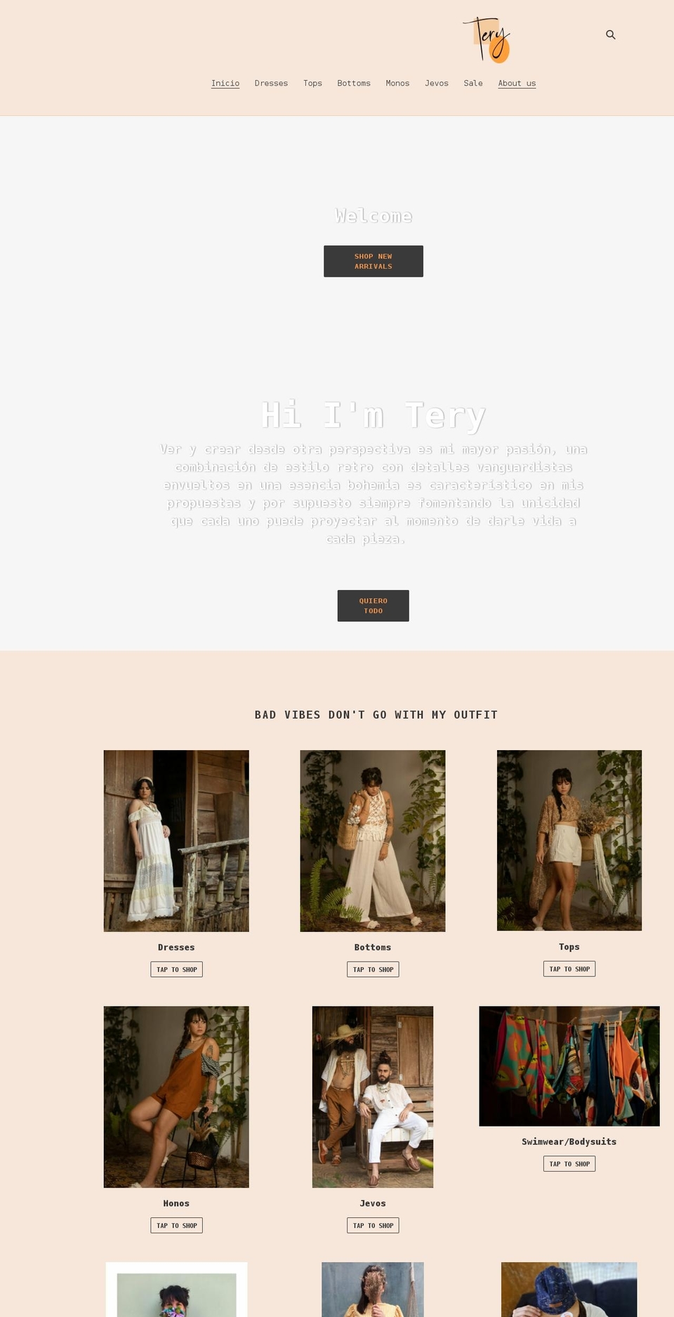 terydc.com shopify website screenshot