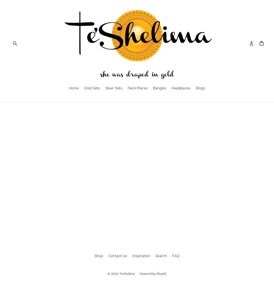 teshelima.com — Shopify storefront screenshot