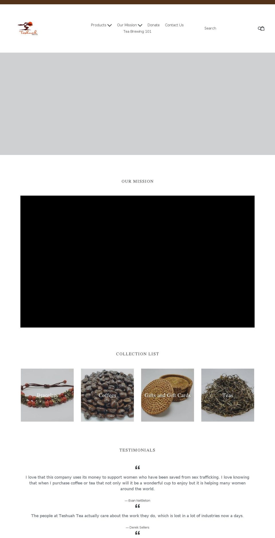 teshuahhouse.com — Shopify storefront screenshot