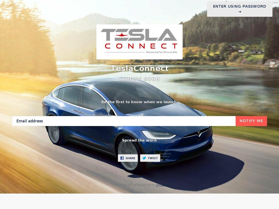 teslaconnect.com — Shopify storefront screenshot