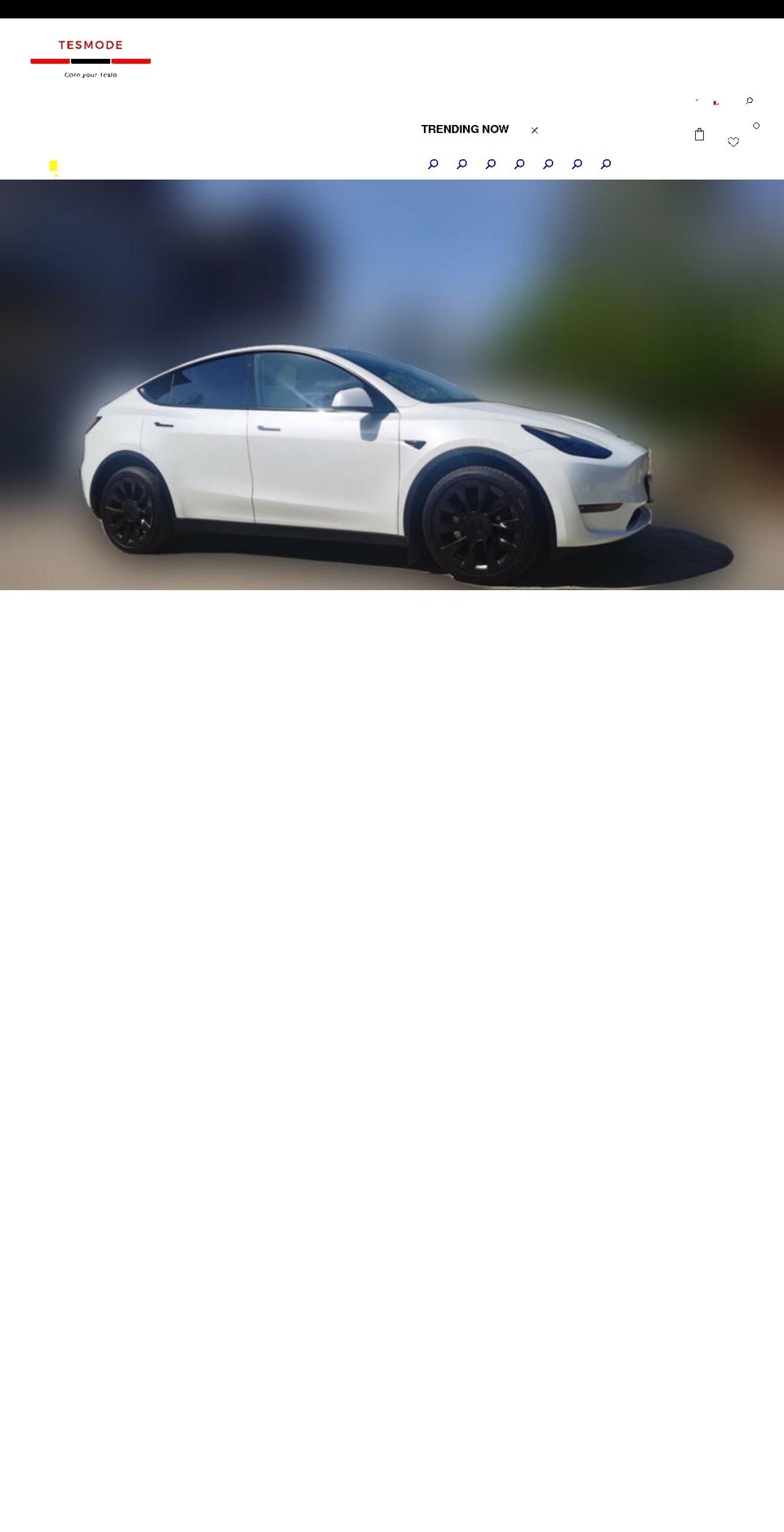 tesmode.com shopify website screenshot