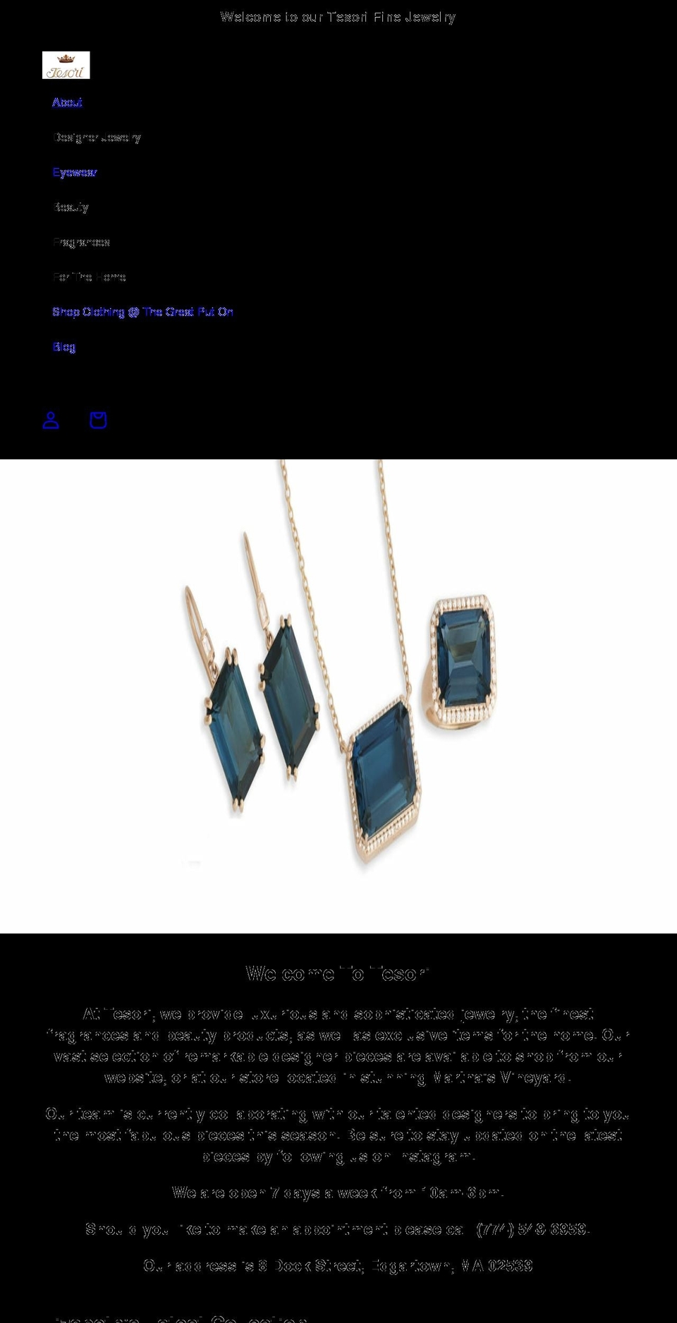 tesorimv.com shopify website screenshot