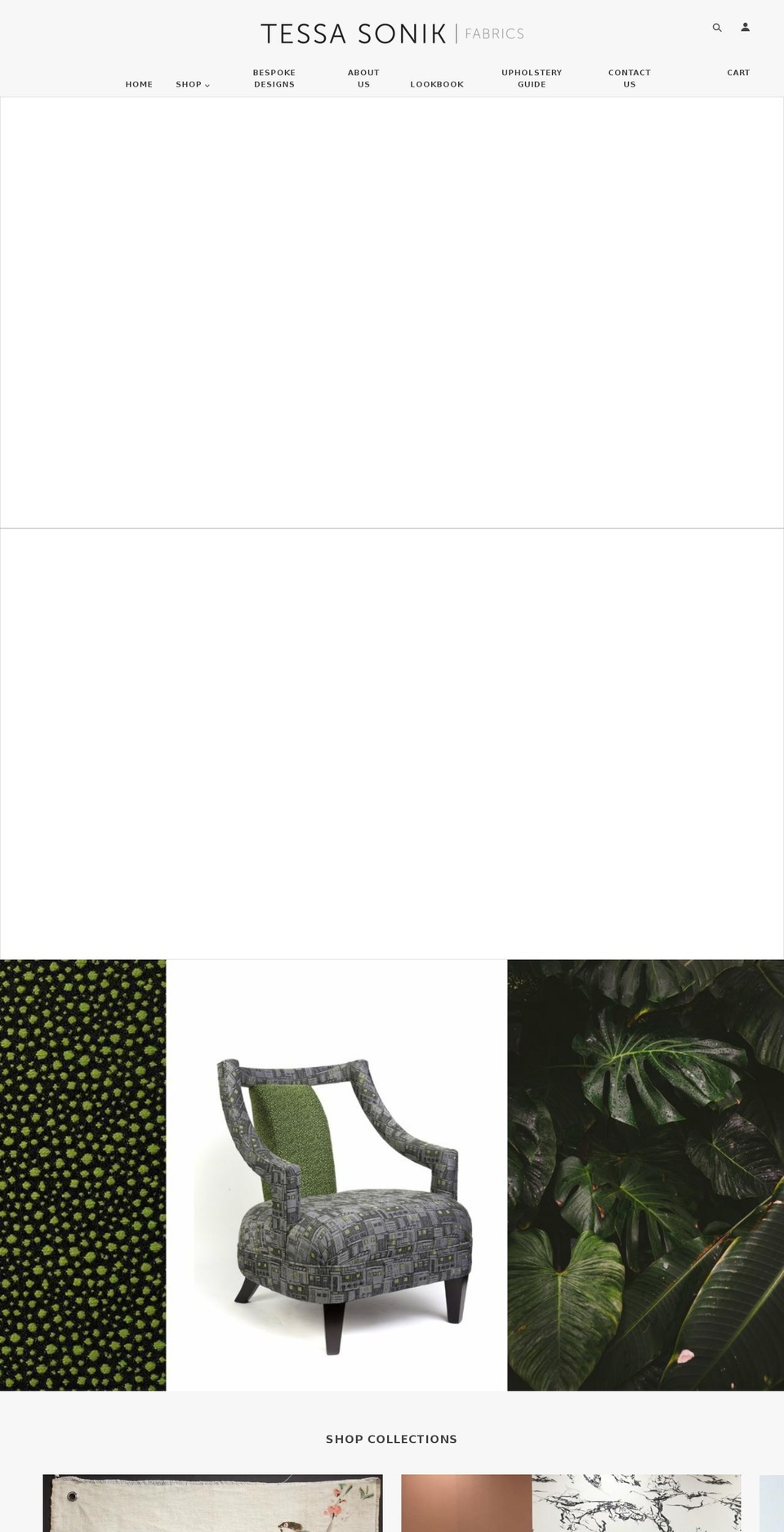 tessasonik.com — Shopify storefront screenshot