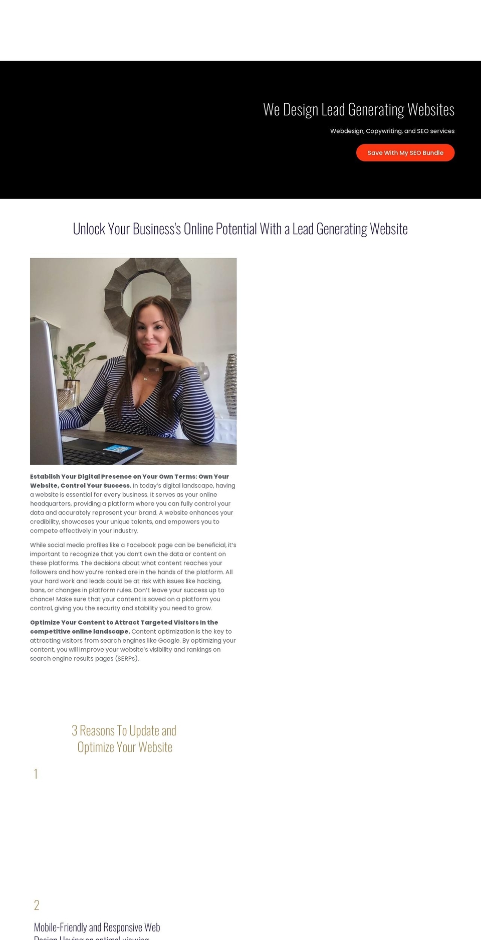 tessmia.com — Shopify storefront screenshot