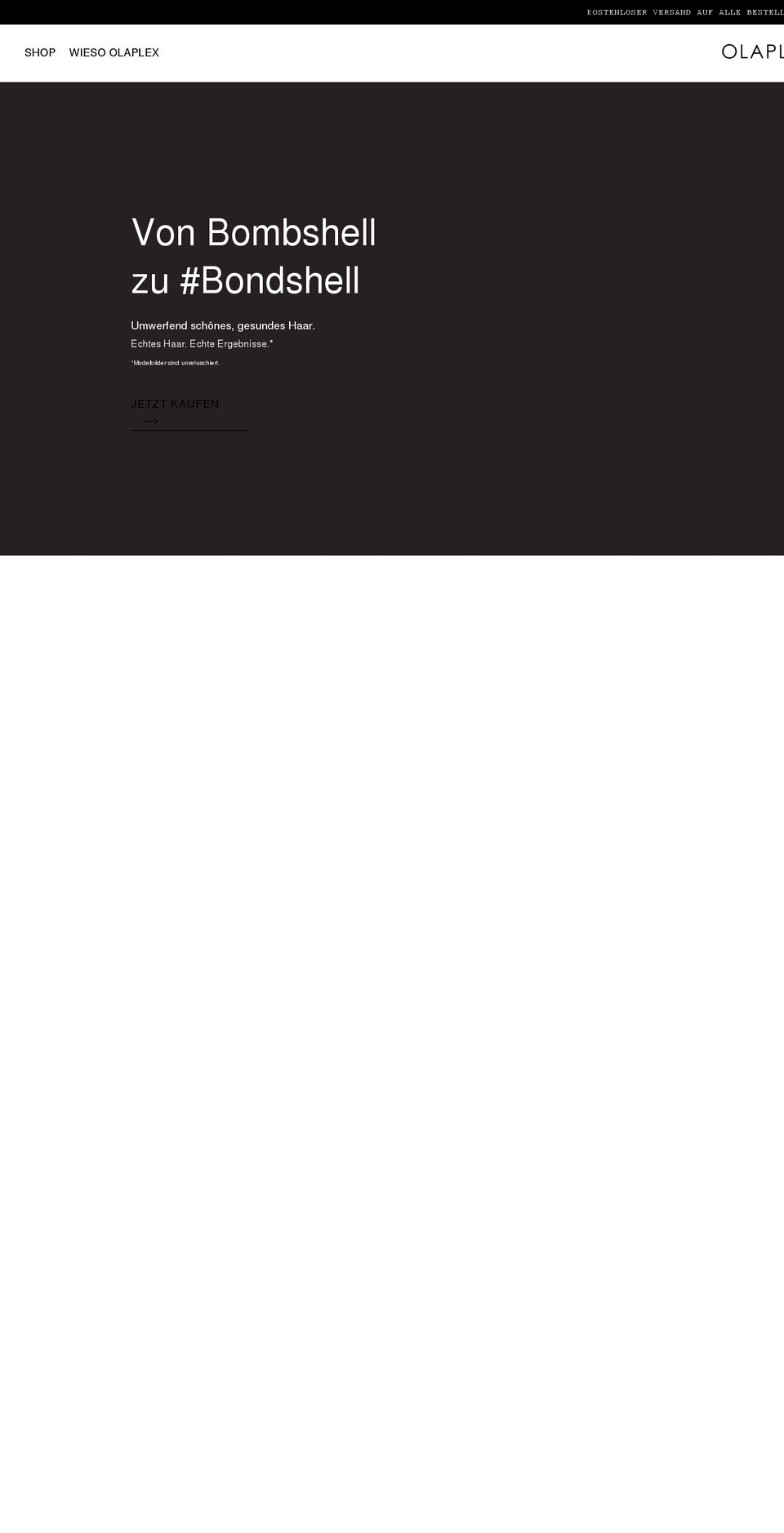 test-olaplex.myshopify.com shopify website screenshot