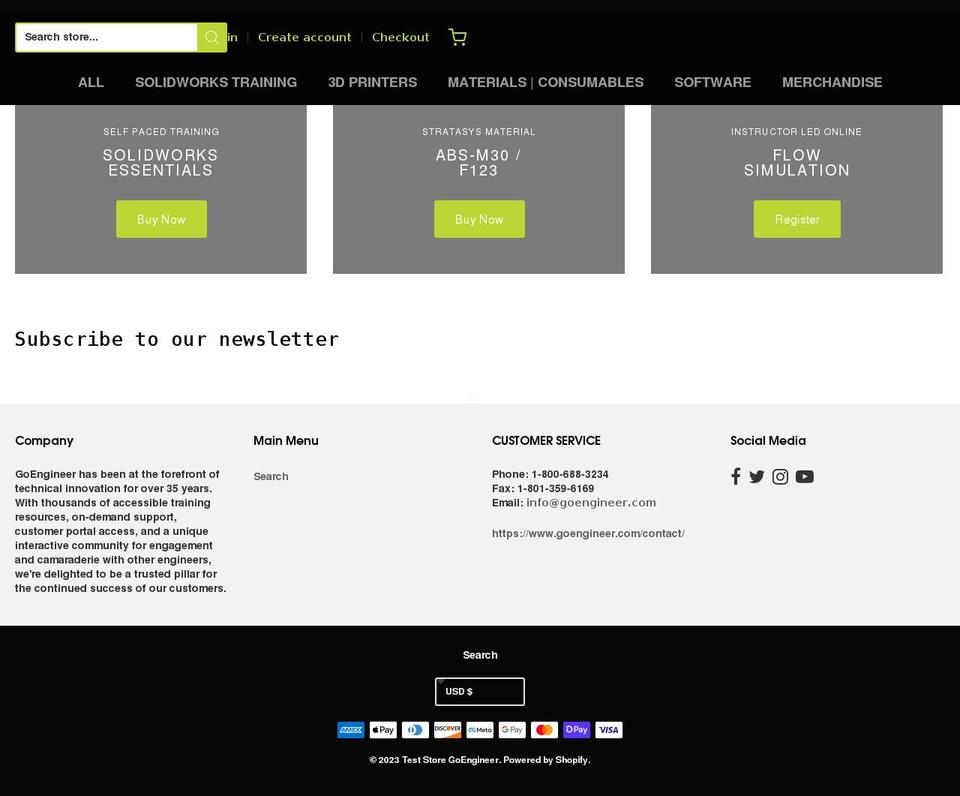 test-store-goengineer.myshopify.com shopify website screenshot