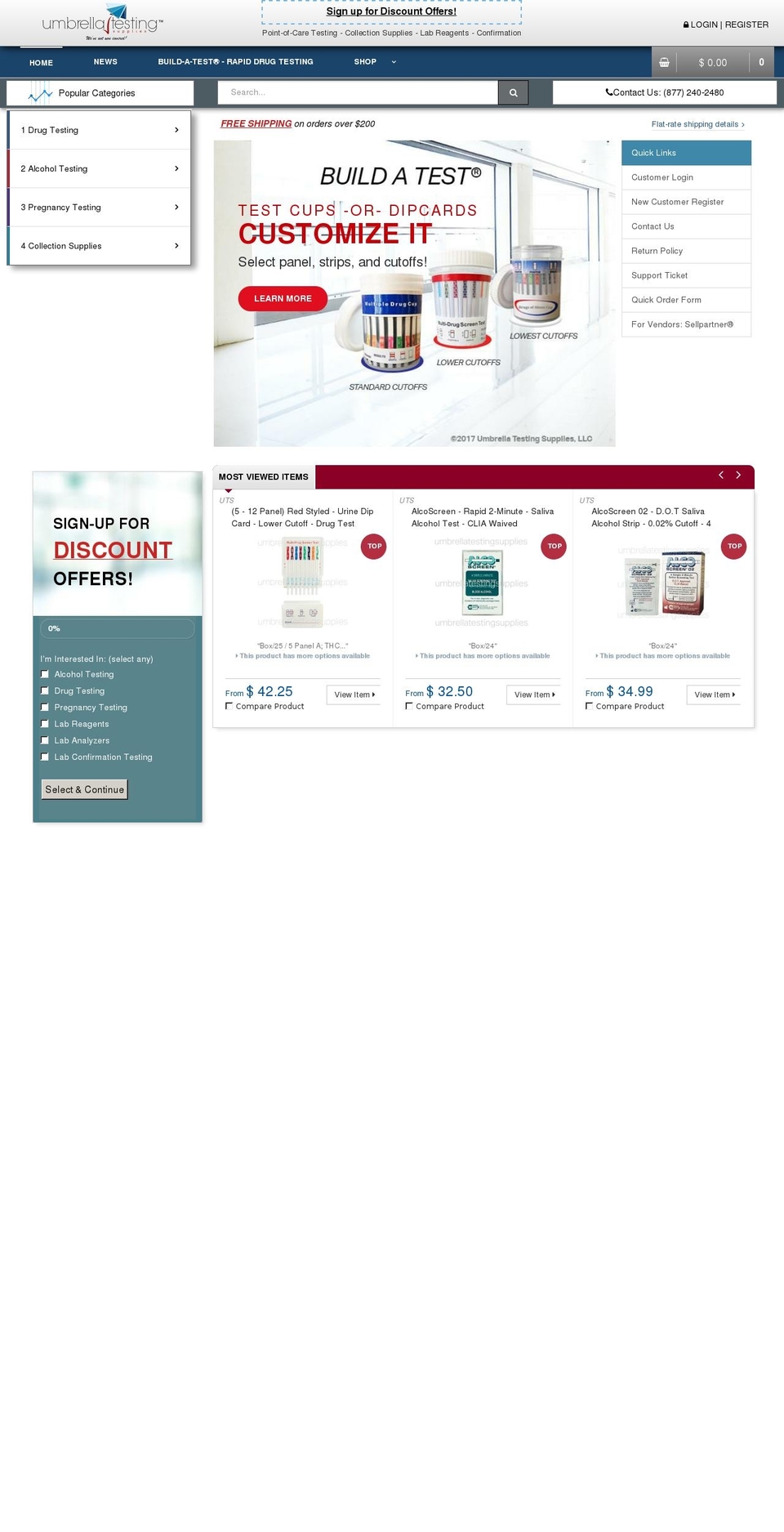 BUILD-LIVE-UTS-v251 Shopify theme site example testingsupplystore.com