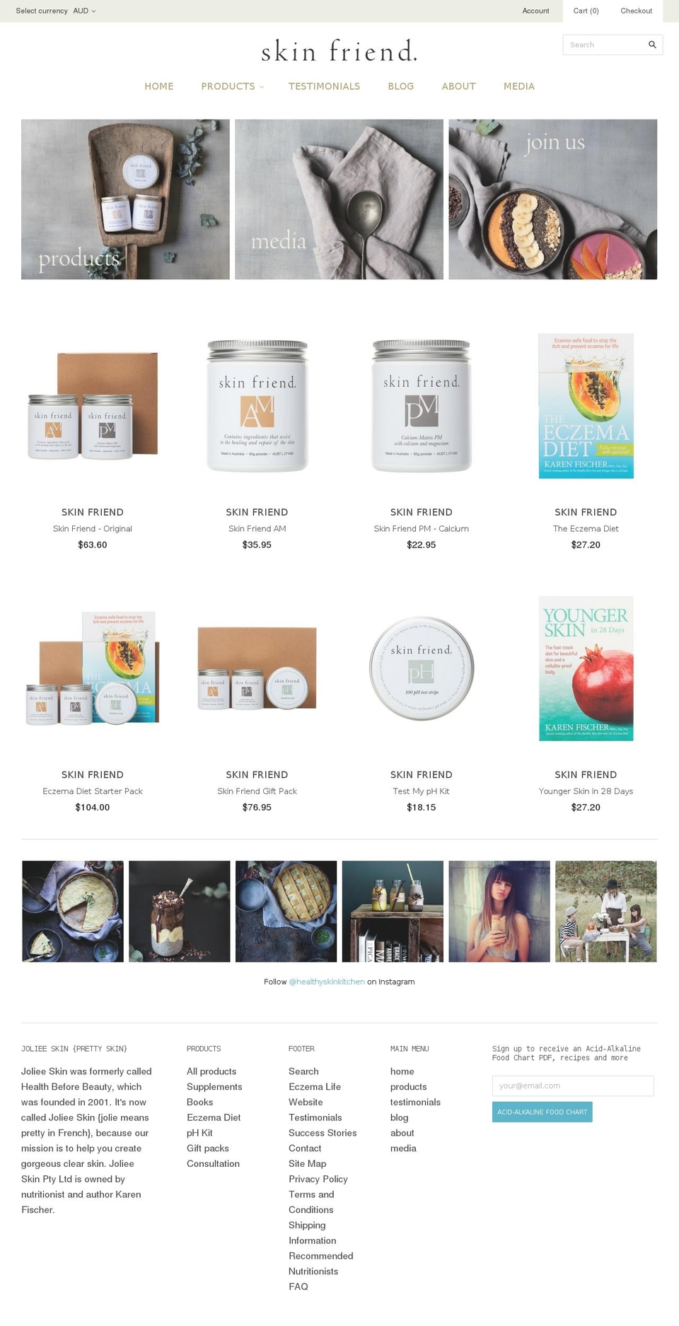 testmyph.com shopify website screenshot