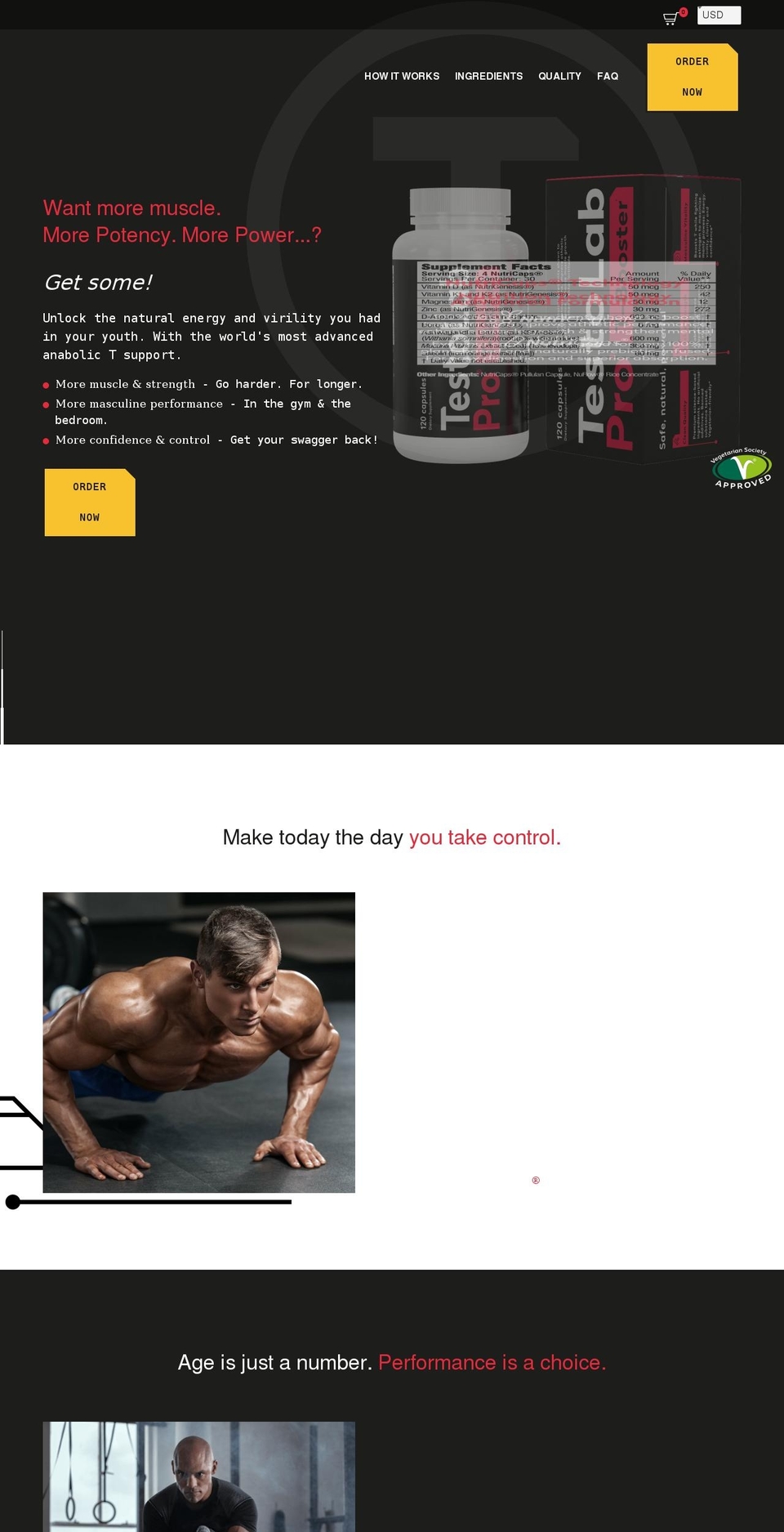 testolabpro.com shopify website screenshot