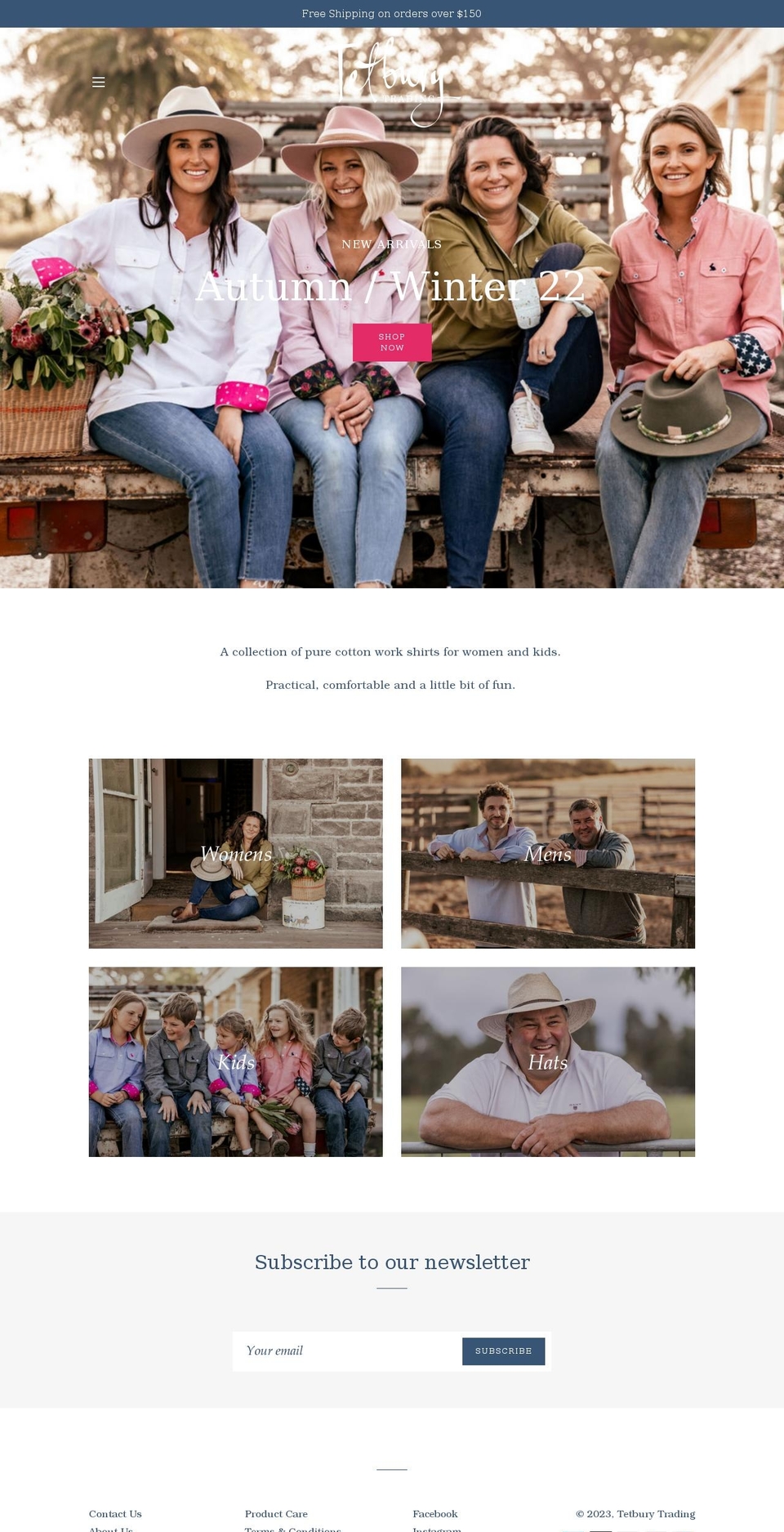 tetburytrading.com.au shopify website screenshot