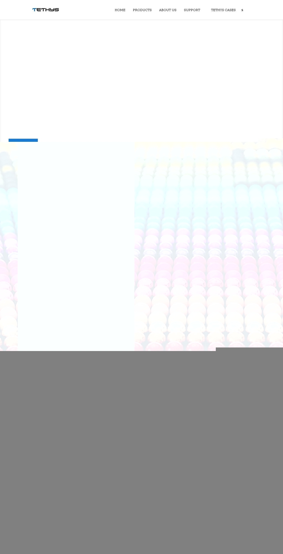 tethysinnovation.com shopify website screenshot