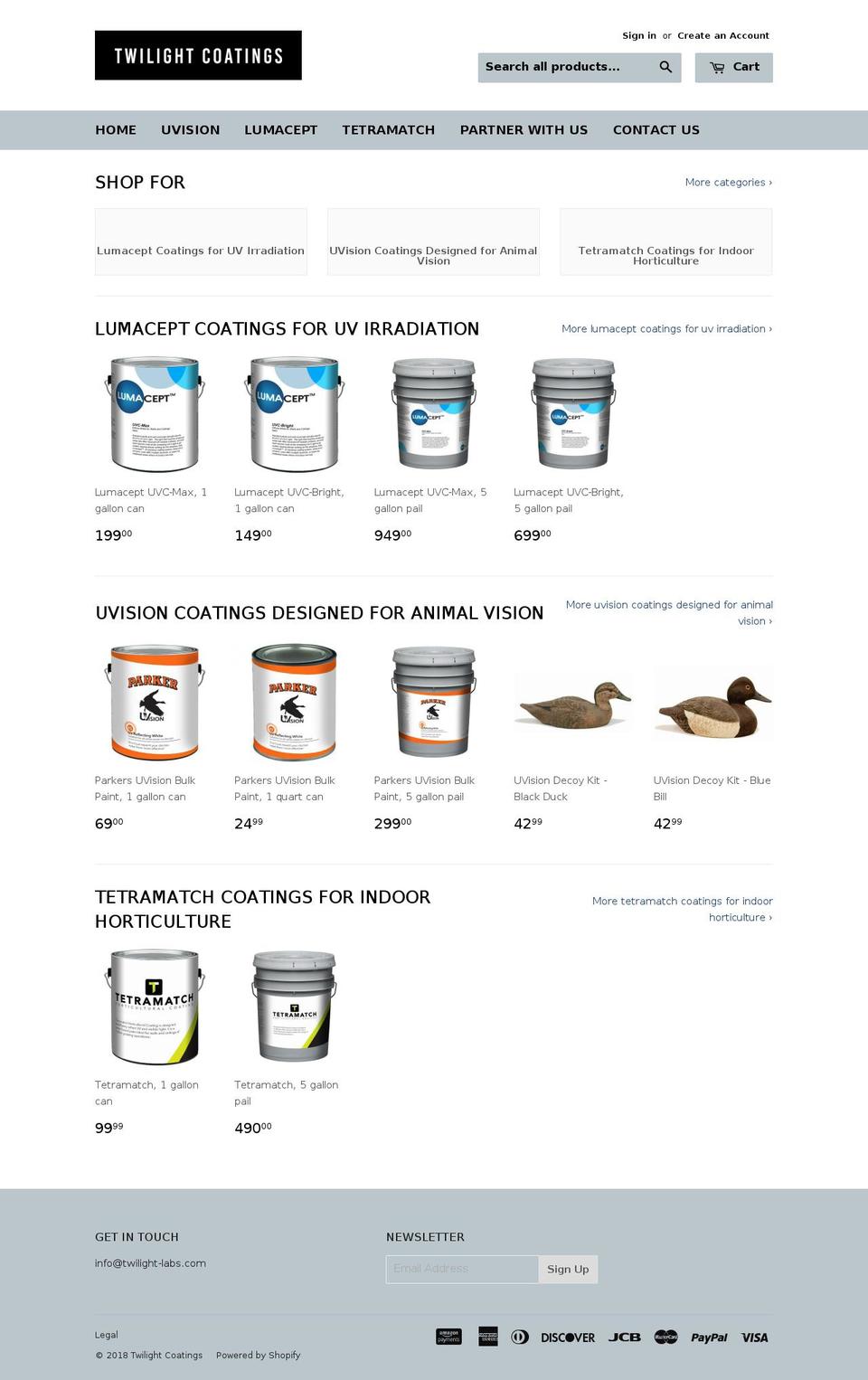 tetramatch.com — Shopify storefront screenshot