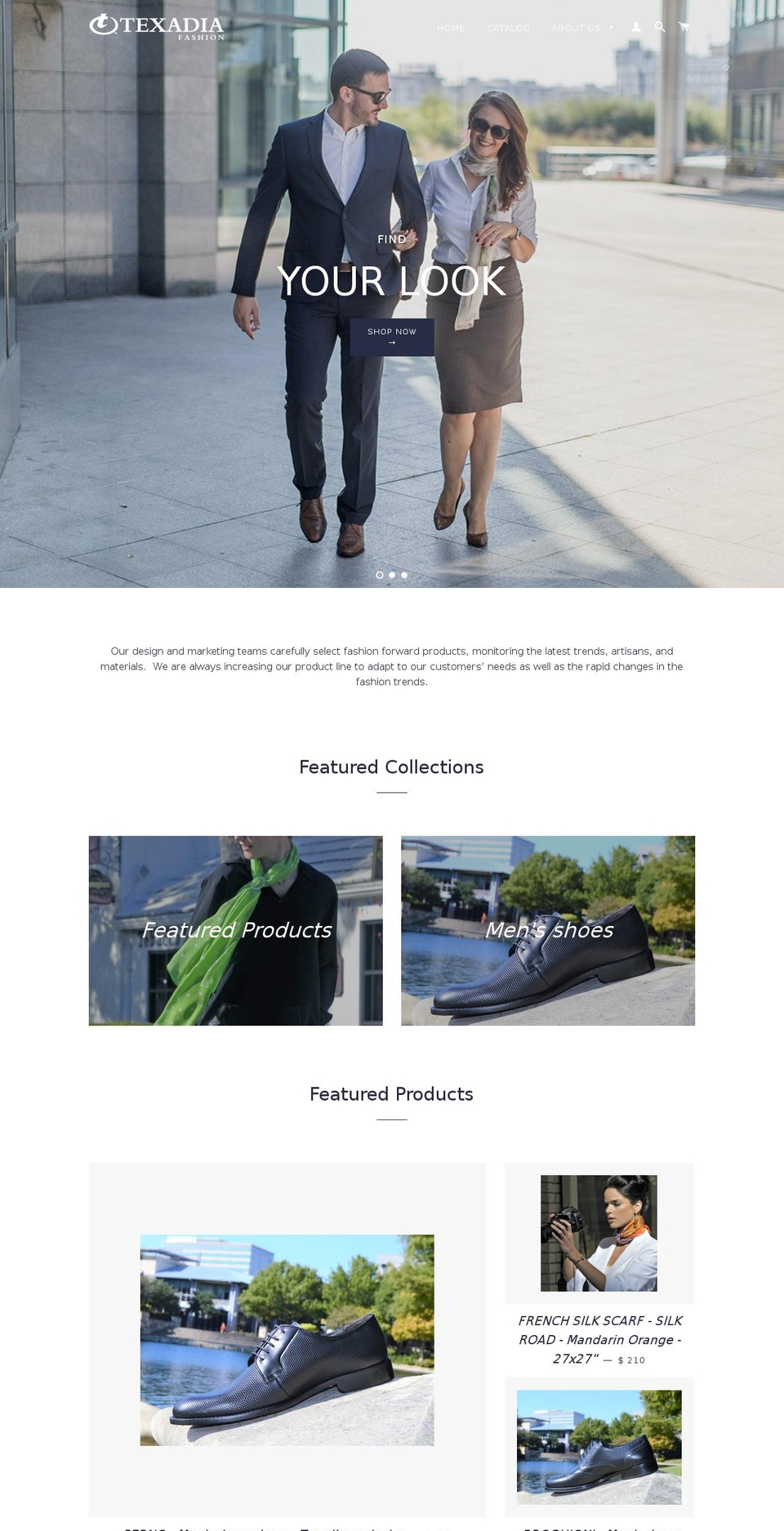 texadiafashions.com — Shopify storefront screenshot